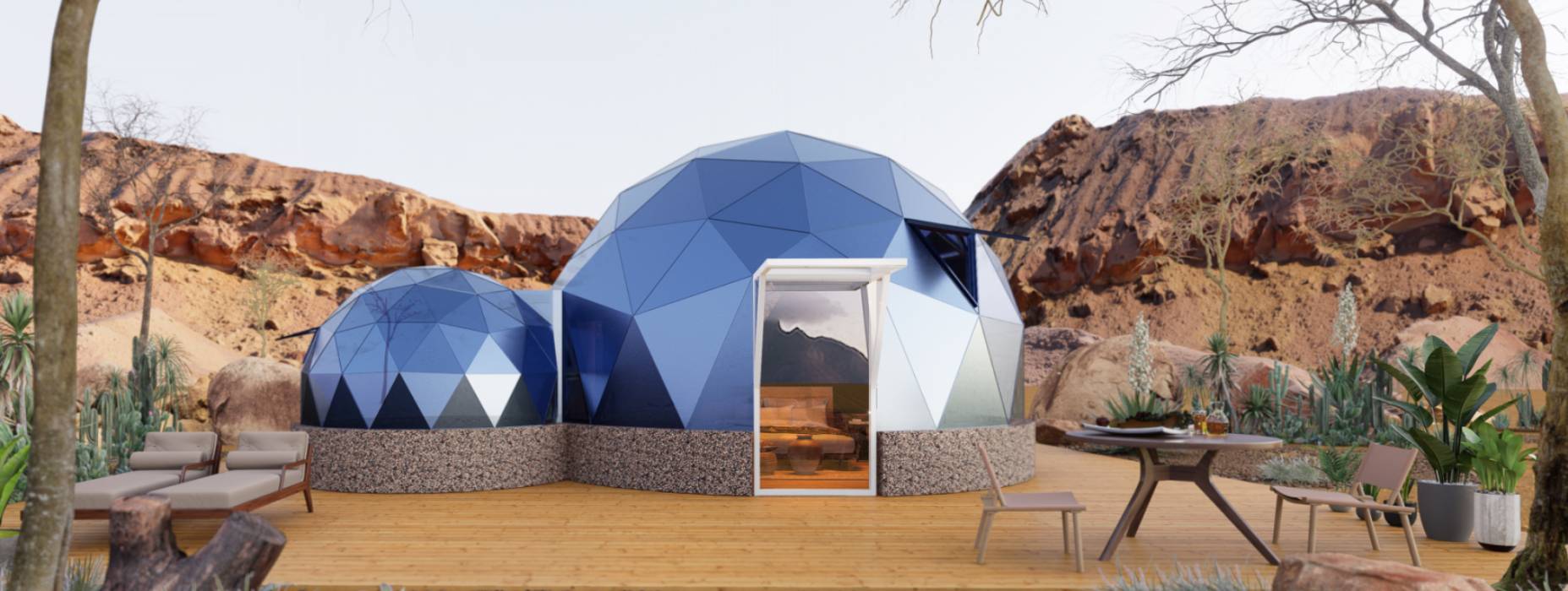 袁州区球形智能光伏玻璃星空房